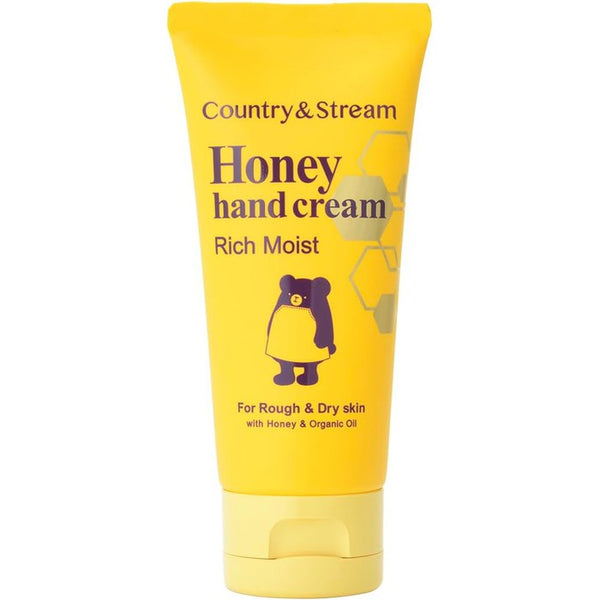 Country & Stream Hand Cream Rich Moist - Moisturizing and soothing hand cream 50g [Alcohol-free]