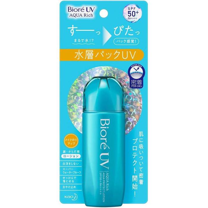 Biore UV Aqua Rich Aqua Protect Lotion SPF50+ PA++++ (70ml) (With Alcohol)