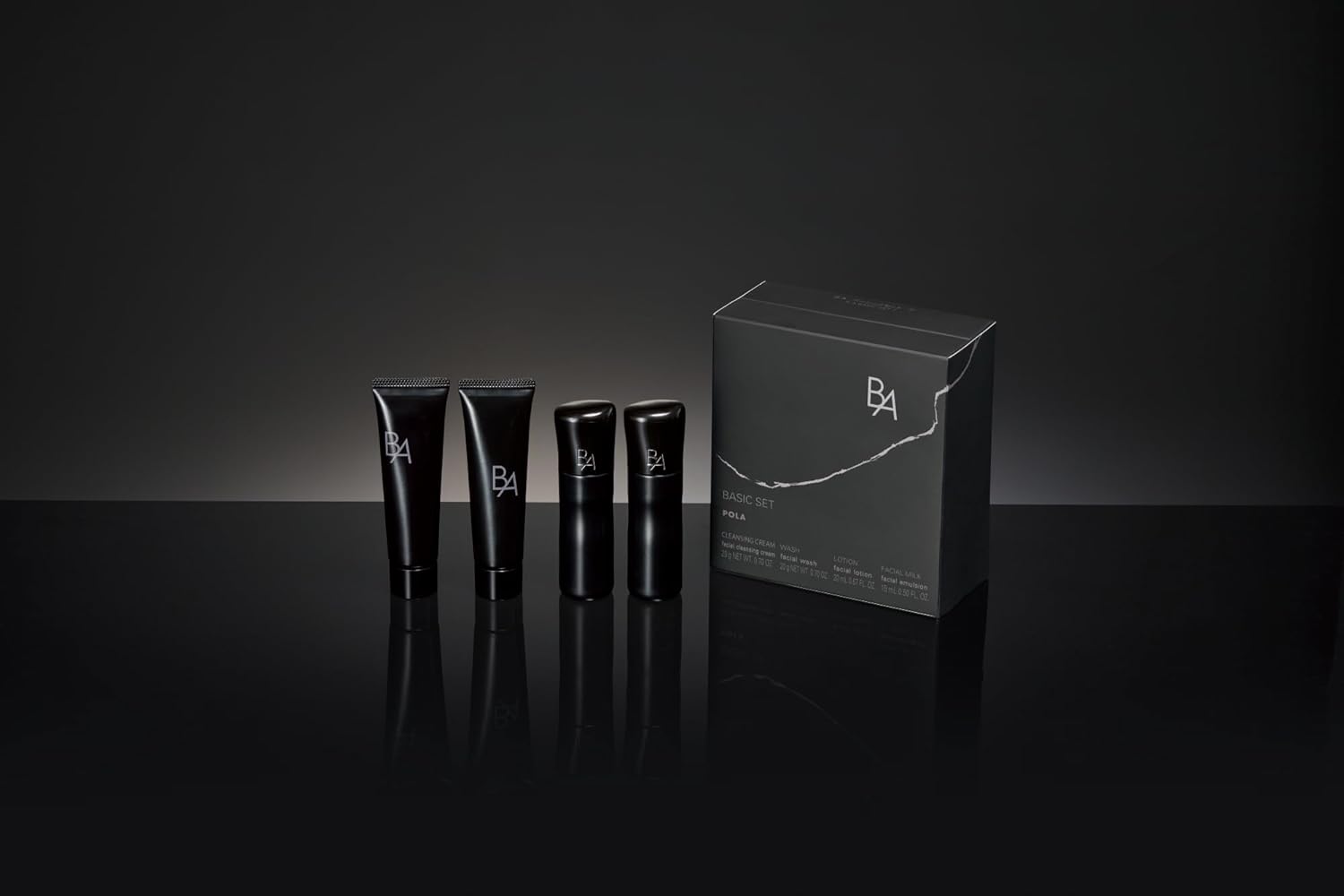 POLA B.A Basic Set 7 – 4-Piece Mini Skincare Trial Set [With alcohol]
