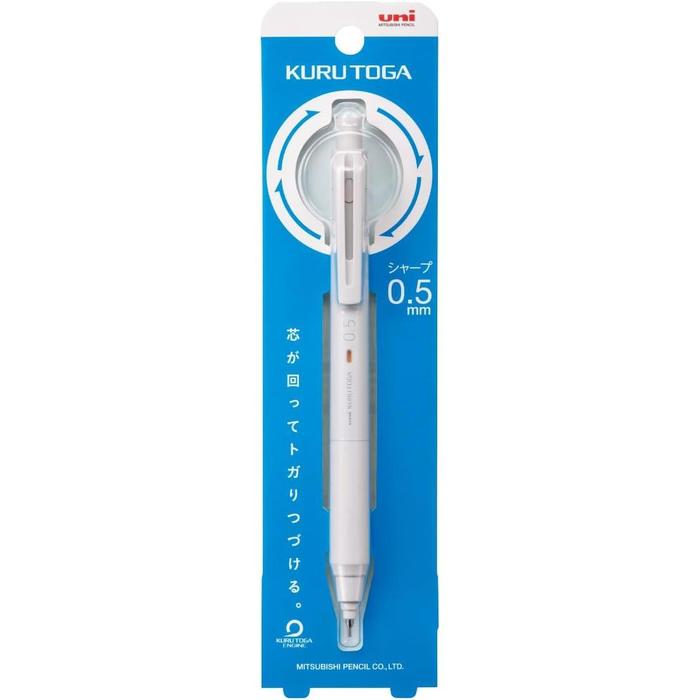 Mitsubishi Pencil Kuru Toga KS Rotating Mechanical Pencil 0.5 mm – Light Gray