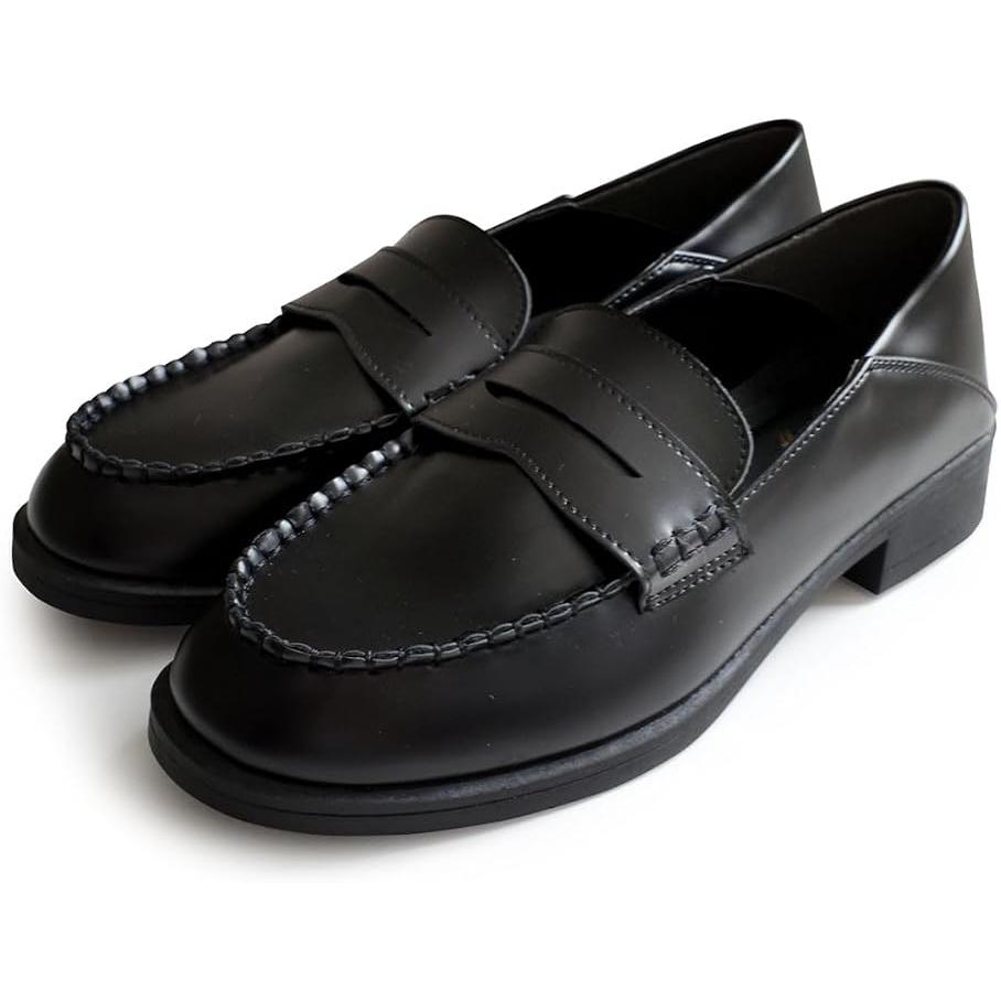 AmiAmi 2-Way Women's School Loafers – Soft Faux Leather Slip-On Shoes