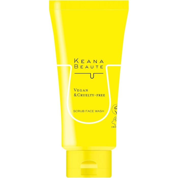 Keana Beaute Pore Washing Scrub 132g – Vitamin C Enriched Facial Cleanser for Pore Care & Gentle Exfoliation [Alcohol-Free]