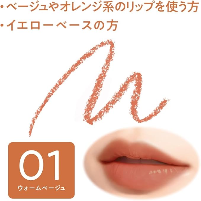 Cezanne Shadow Color Lip Maker – Lip Liner for Shaping and Contouring Lips 0.25g [Alcohol-Free]