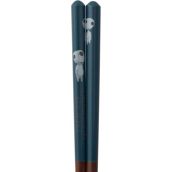 Skater Princess Mononoke Lacquered Wooden Chopsticks 21cm – Studio Ghibli (Mask / Kodama)