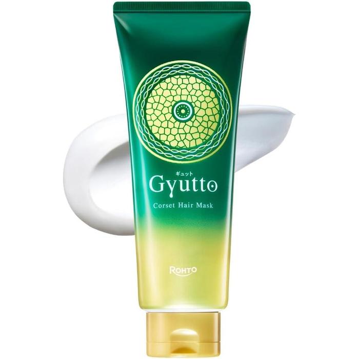 Gyutto Corset Hair Mask 200 g — Damage Repair & Frizz Control Treatment [Alcohol-free]