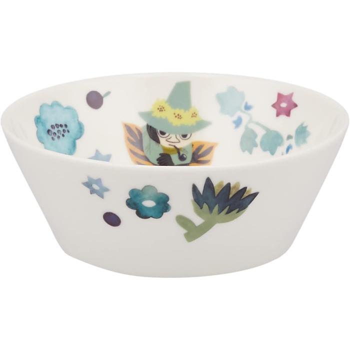 JAPANESE COLLECTION-MOOMIN "Herbarium" Small Bowl, 13.5cm, Snufkin Design