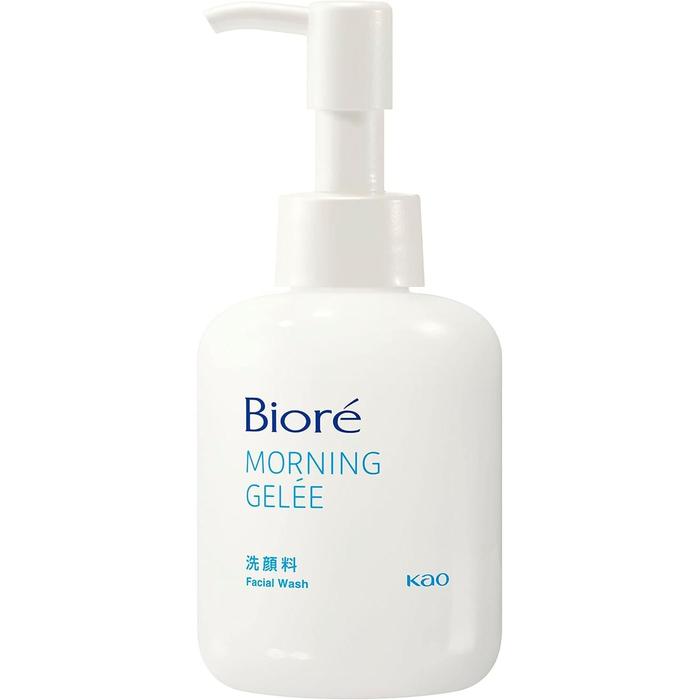 Bioré Morning Jelly Facial Cleanser – Japanese Gel Face Wash for Hydration 100ml (Non Alcohol)