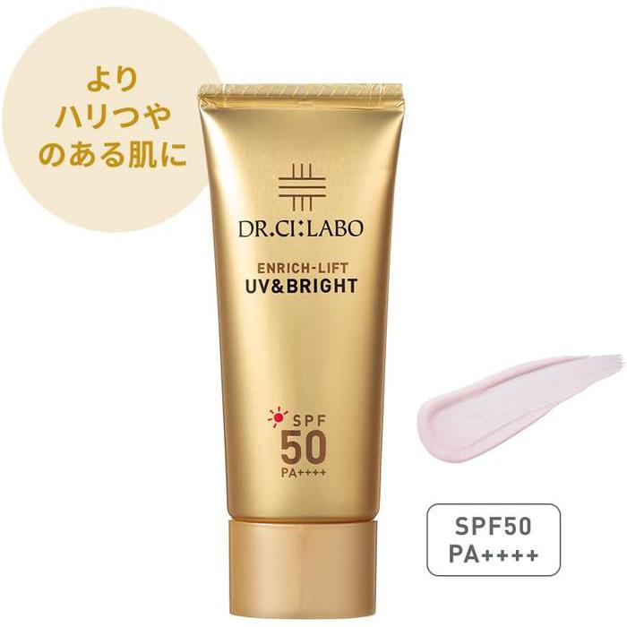 Dr. Ci:Labo UV & Bright Enrich Lift SPF50+ PA++++ – High Moisture Sunscreen & Makeup Base 40g [No Alcohol]