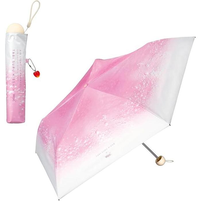 Cream Soda Umbrella Mini Green – Lightweight, UV Protection, Retro