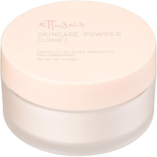 Ettusais Skin Care Powder – Loose Face Powder with Pore Cover and Transparent Gloss, 10g [Alcohol-free]