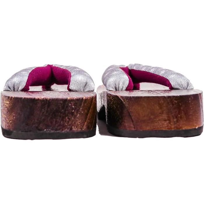 Kyoetsu Women's Geta Clogs – Grilled Paulownia Base, Soft Strap, Multiple Sizes