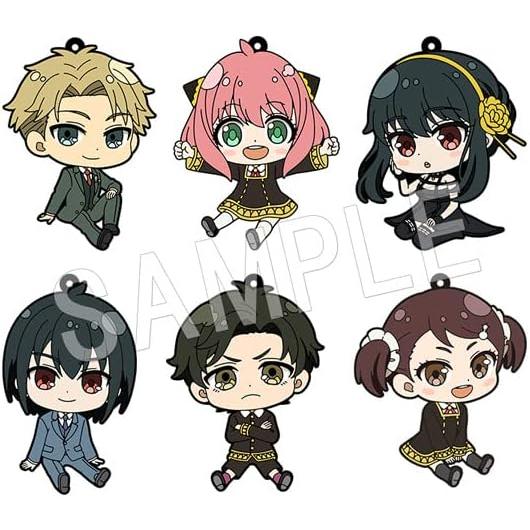 Chugai Mining SPY×FAMILY Petanko Rubber Strap Blind Box (1 Piece)