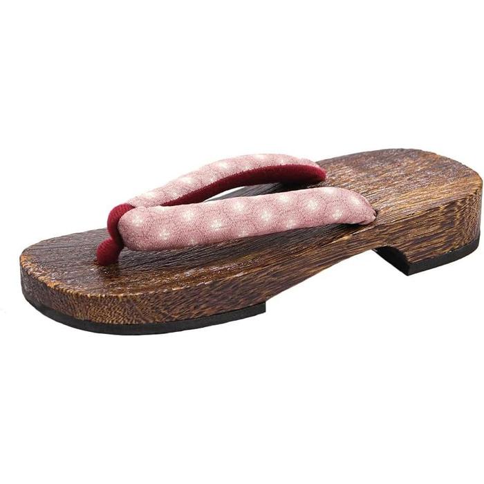 Kyoetsu Women's Geta Clogs – Grilled Paulownia Base, Soft Strap, Multiple Sizes