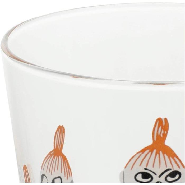 JAPANESE COLLECTION-MOOMIN "Kuppi" Glass Tumbler, Little My Design, 260ml