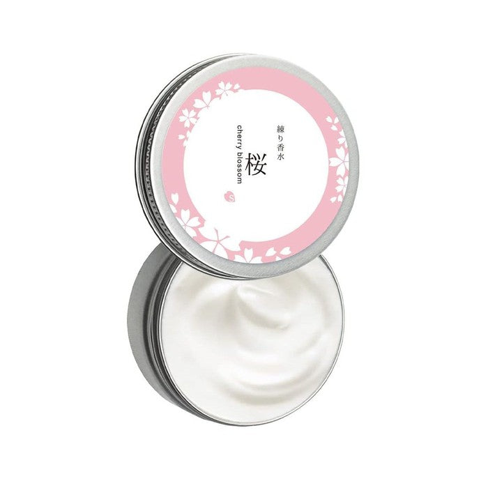 Natural Cream-perfume for hands and body with the scent of Sakura cherry blossom 35g [Alcohol-free]