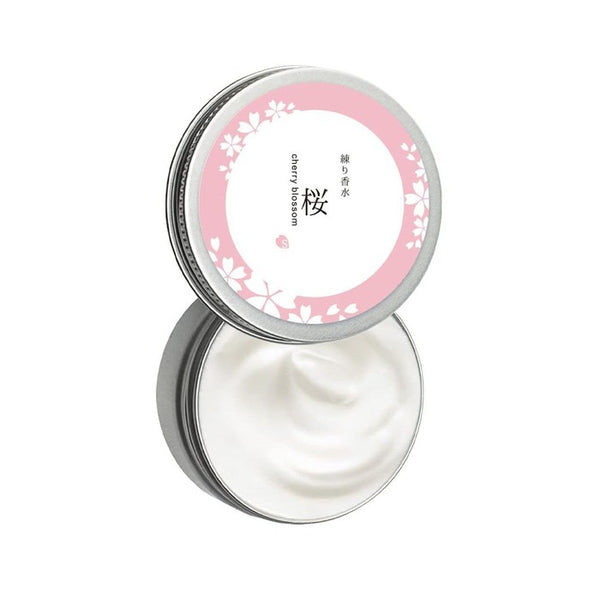 Natural Cream-perfume for hands and body with the scent of Sakura cherry blossom 35g [Alcohol-free]