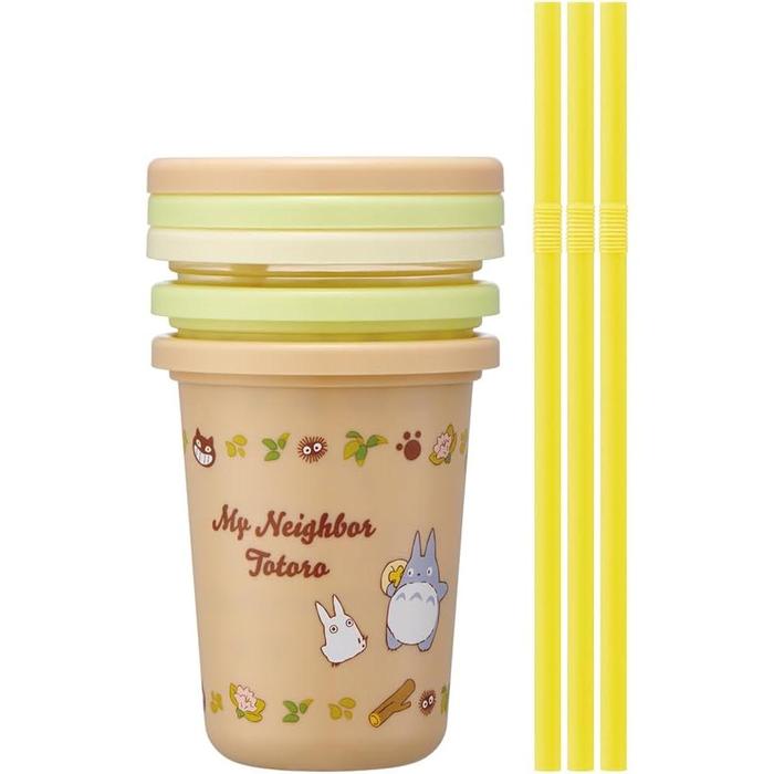Skater My Neighbor Totoro Straw Tumbler Set 230ml (3 Cups) Catbus Studio Ghibli Made in Japan