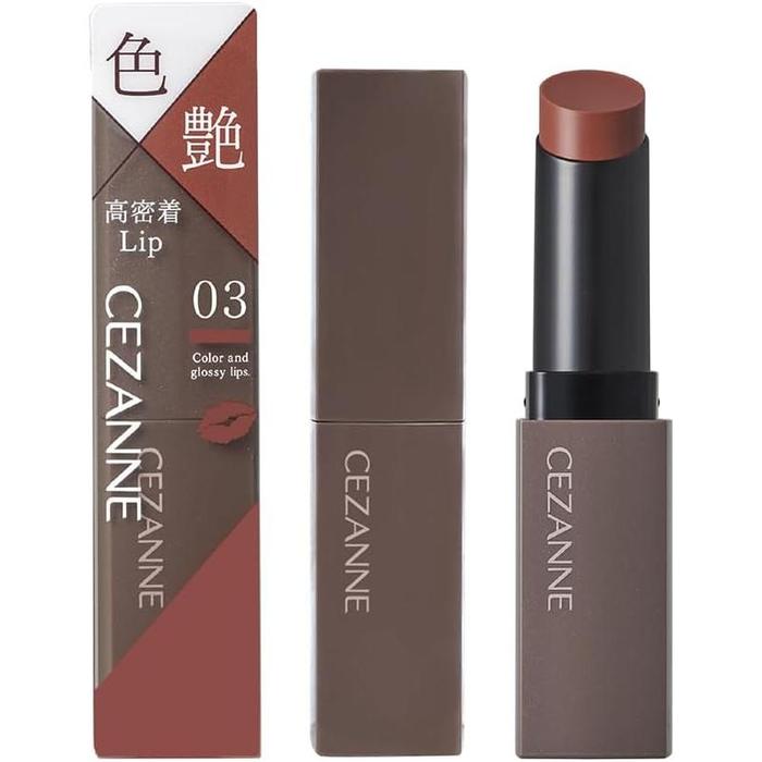 CEZANNE Lip Color Shield - Gel lipstick with a strong shine effect 3.7g [Alcohol-free]