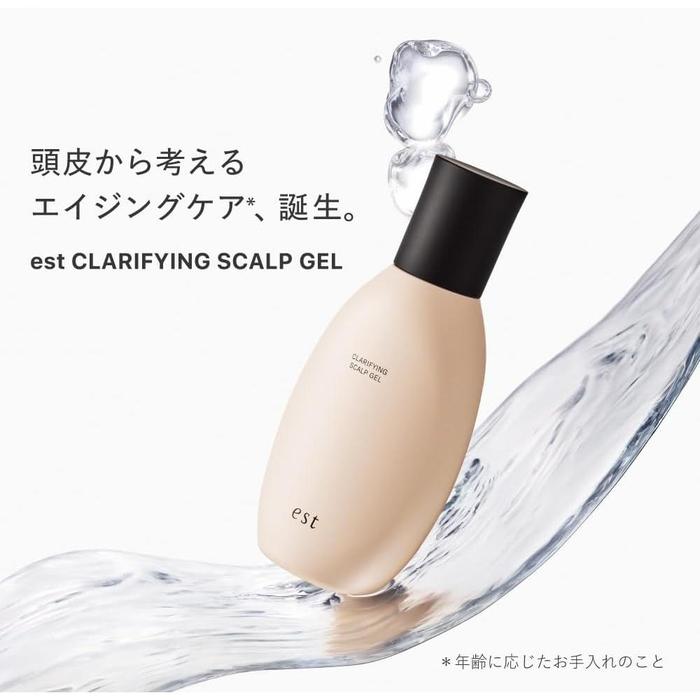 est Clarifying Scalp Gel – Japanese Scalp Cleansing & Keratin Plug Removal Gel (250 g) (With Alcohol)