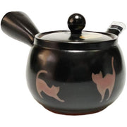 Kyusu Tokoname-yaki Teapot with Cat Design 260 ml