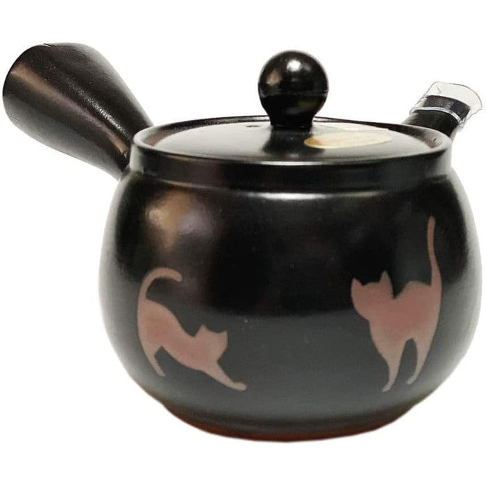 Czajnik Kyusu Tokoname-yaki z Motywem Kota 260 ml