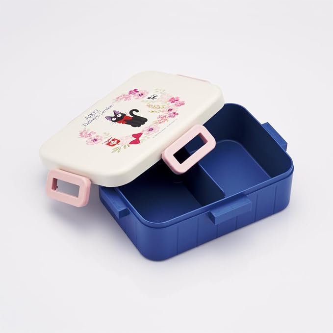 Caja de almuerzo francesa de 650 ml de Kiki's Delivery Service de Studio Ghibli - Apta para microondas y lavavajillas