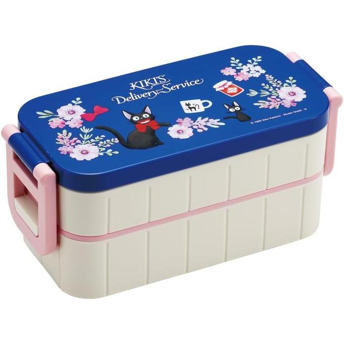 Skater Studio Ghibli “Kiki’s Delivery Service” 2-Tier Lunch Box – 600ml | Antibacterial | Made in Japan