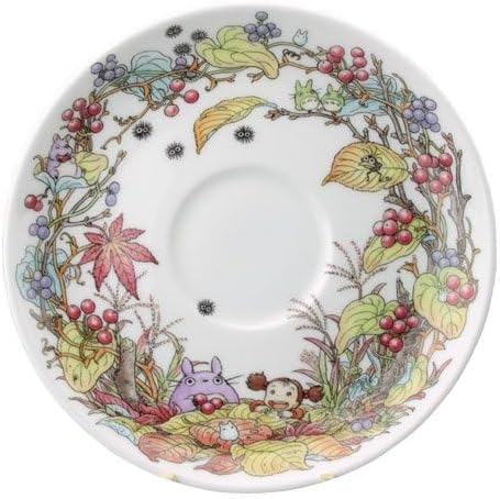 Noritake-My Neighbor Totoro Milk Tea Cup & Saucer Catbus and Totoro
