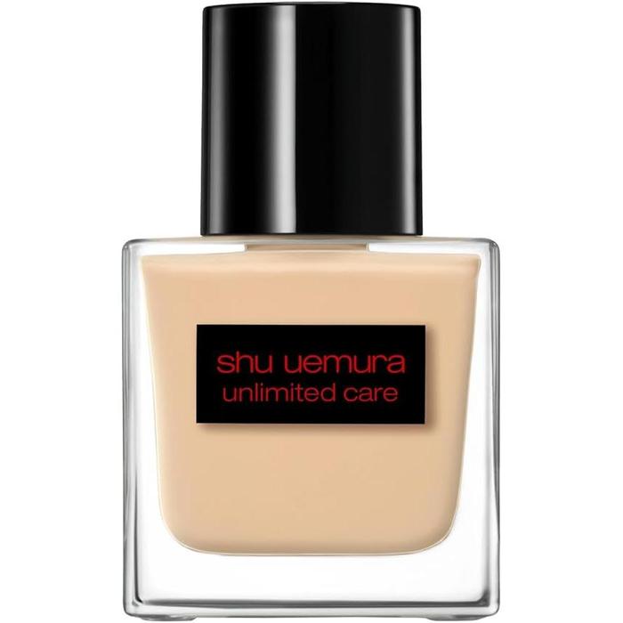 Shu Uemura Unlimited Care Shine Serum Foundation 35mL – Liquid Foundation with Niacinamide [Alcohol-free]