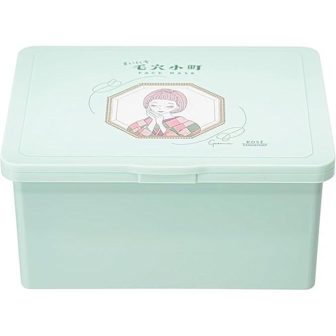 KOSE Clear Turn Mainichi Keana Komachi Mask (30 Sheets) – Daily 3-Minute Pore Care with Fermented Rice & CICA [Alcohol-free]