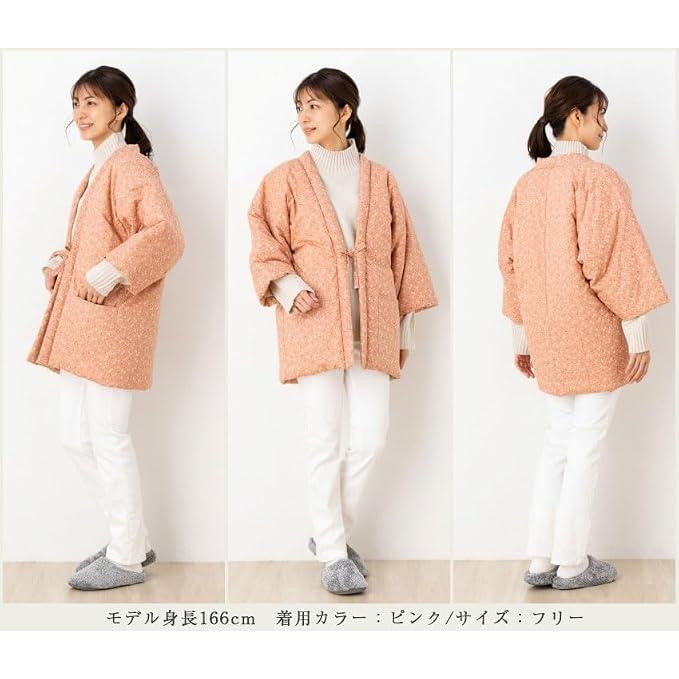 棉花鎮綿里外套 – 小花圖案，免費尺碼