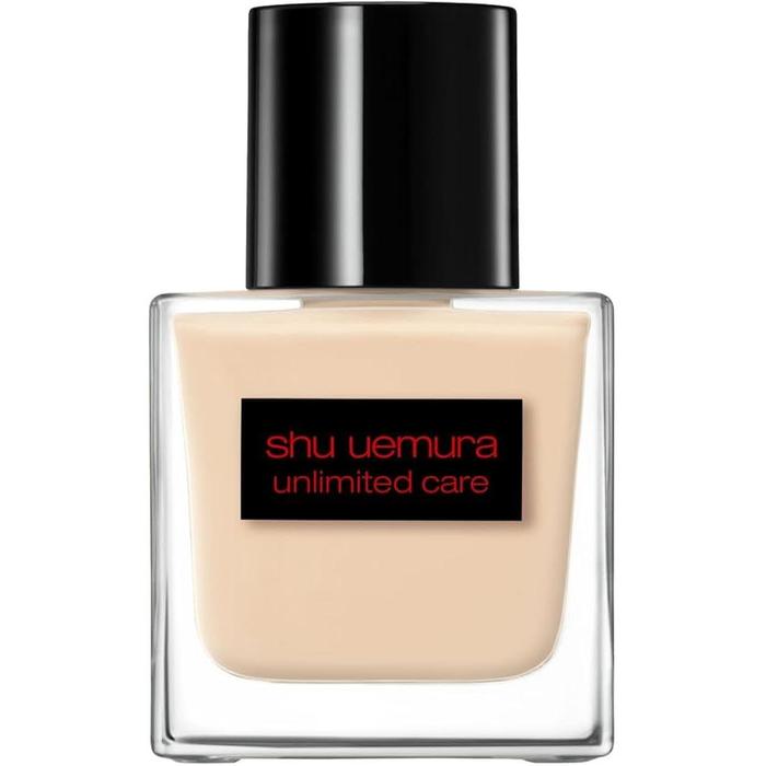 Shu Uemura Unlimited Care Shine Serum Foundation 35mL – Liquid Foundation with Niacinamide [Alcohol-free]