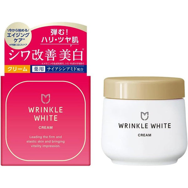 Wrinkle White Medicinal Wrinkle White Cream – Antiaging and Brightness with Q10, Niacinamide and CICA 40g [No Alcohol]