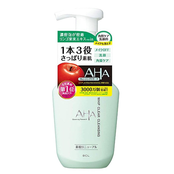 BESTSELLER JAPONII! Pianka do mycia twarzy z kwasami AHA dla skory zaskornikowej 150g[Non alcohol]