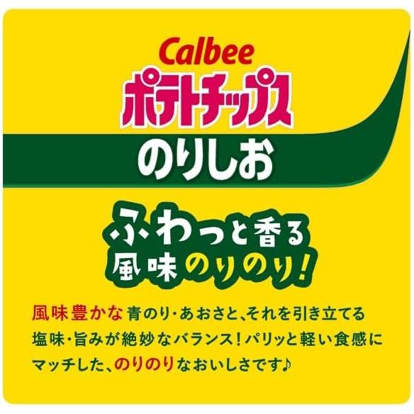 Calbee Potato Chips Seaweed Salt 55g – Rich & Crispy Nori Shio Flavor
