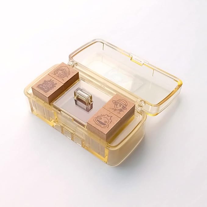 Ghibli Howl's Moving Castle Mini Stamp Hanko – Cute Anime Seal for Crafts & Stationery