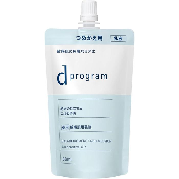 d Program Balance & Acne Care Emulsion EX Refill 88ml [Alcohol-Free]