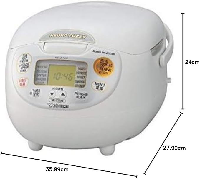 ZOJIRUSHI NS-ZLH18-WZ Rice Cooker 1.8 L, 220–230 V – Made in Japan