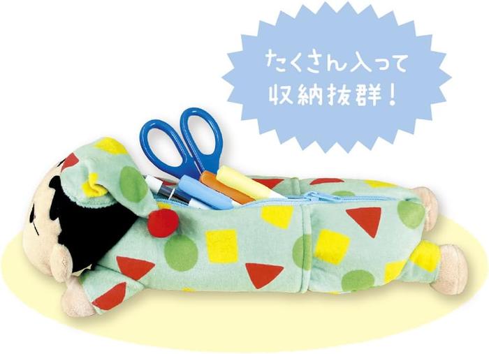 T'S FACTORY Crayon Shin-chan Pajama Shin-chan Die-Cut Pencil Case