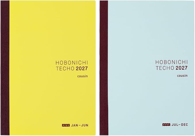 [Japanese] Hobonichi Techo 2027 Cousin A5 – 1 Page per Day Japanese Planner