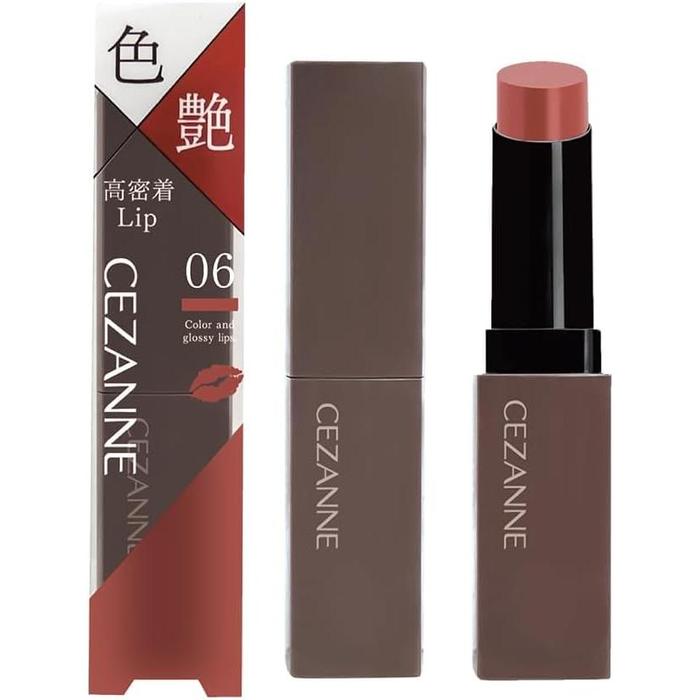 CEZANNE Lip Color Shield - Gel lipstick with a strong shine effect 3.7g [Alcohol-free]