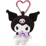 Sanrio Kuromi Mini Mascot Holder – Cute Heart-Shaped Keychain for Bags