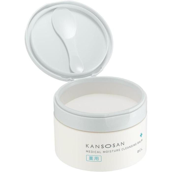 KANSOSAN Medicated Moisturizing Cleansing Balm Makeup Remover 80g – Ceramides, Niacinamide & Petrolatum [Alcohol-free]