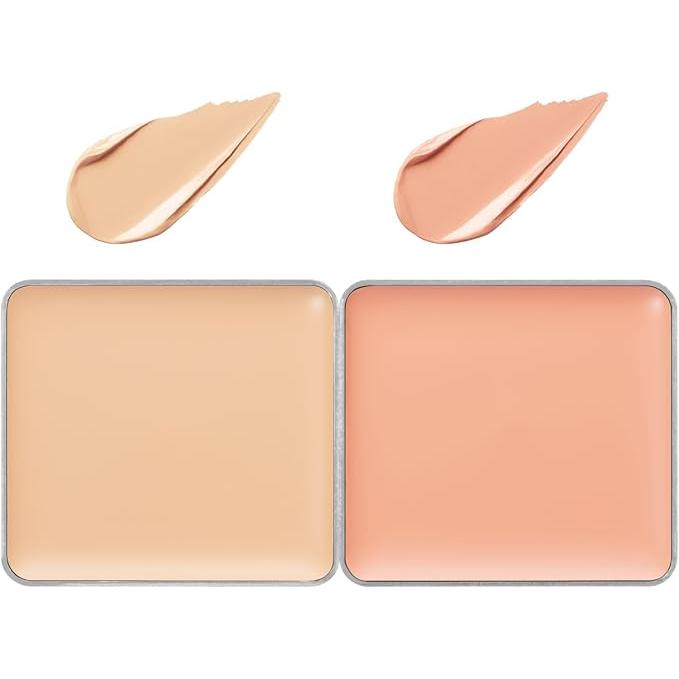 Ettusais Skin Fit Cover Concealer – All Purpose Beige & Dark Coral for Dark Circles, Blemishes & Acne Marks, 4g [Alcohol-free]