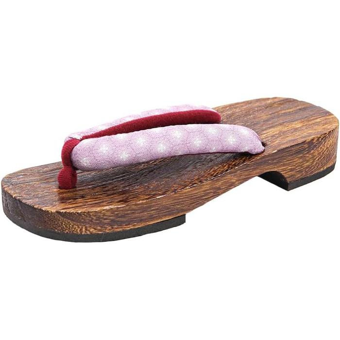 Kyoetsu Women's Geta Clogs – Grilled Paulownia Base, Soft Strap, Multiple Sizes