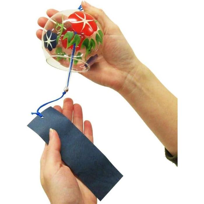 Edo Glass Wind Chime – Morning Glory Design