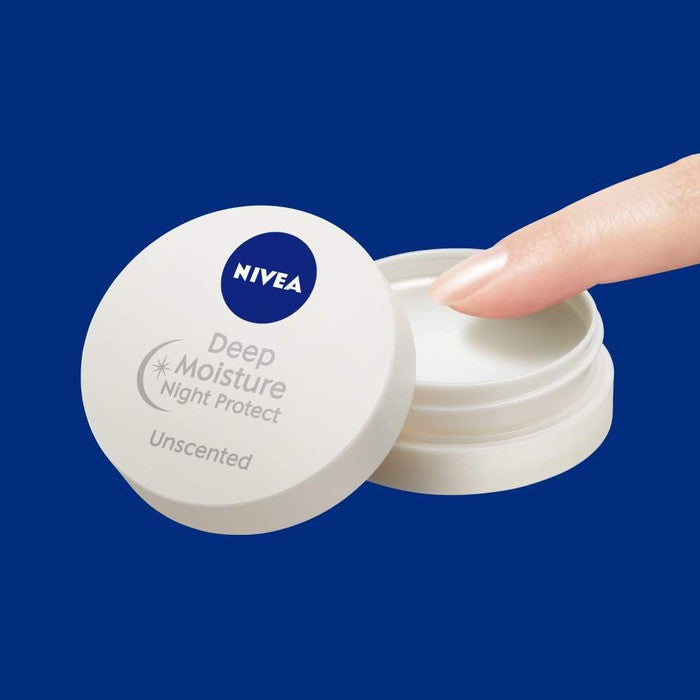 NIVEA Deep Moisture Night Protect - *DERMO COSMETIC* Night mask/lip balm 7g [With alcohol]