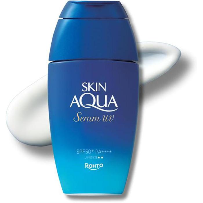 SKIN AQUA Hyaluronic Serum UV Sunscreen Gel SPF50+ PA++++ – Super Waterproof, Moisturizing, Gentle on Sensitive Skin 70g [Alcohol-free]