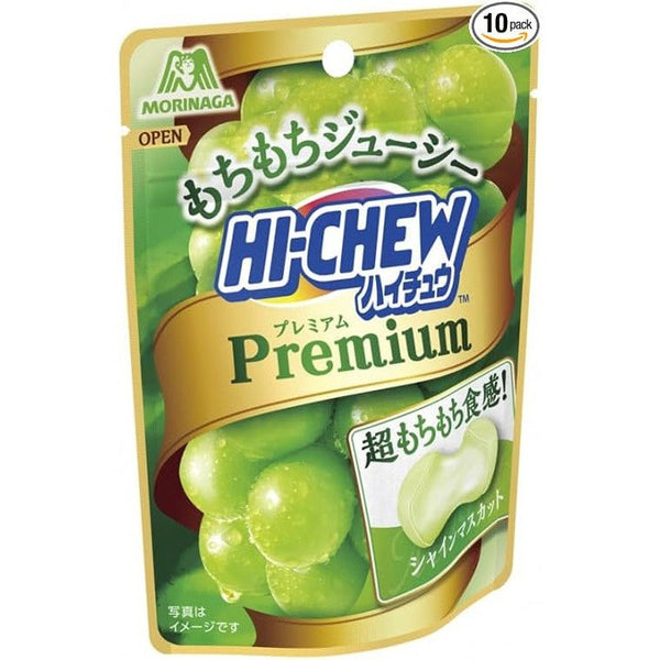 Hi-Chew Premium Shine Muscat - Instant gums with white grape flavor 35g