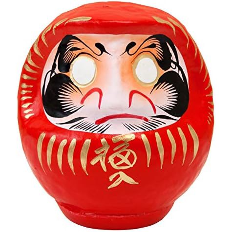 Takasaki Daruma Lucky Daruma No. 2 (Height 12cm) - Red: Safety in the Home